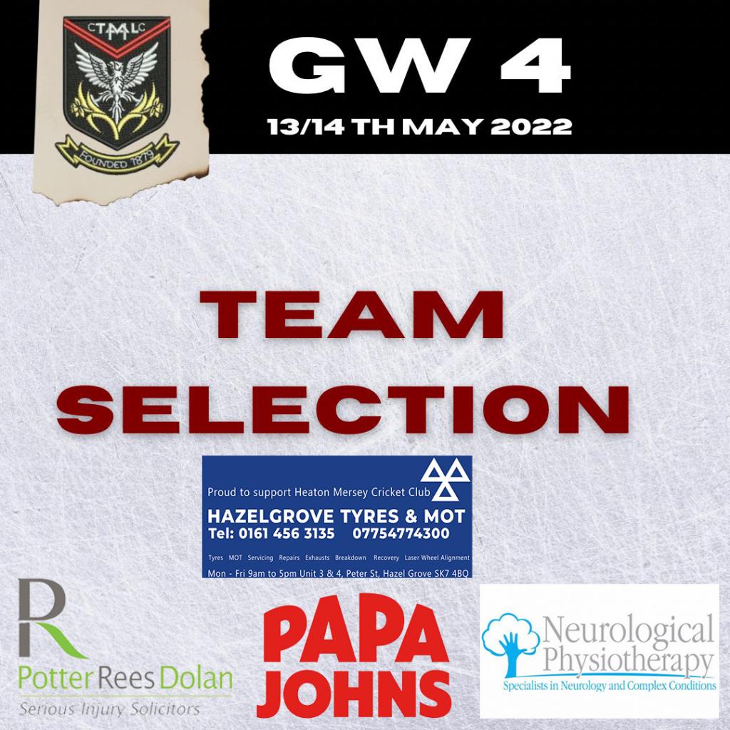 Team Selection Weekend 14th May Game Week 4